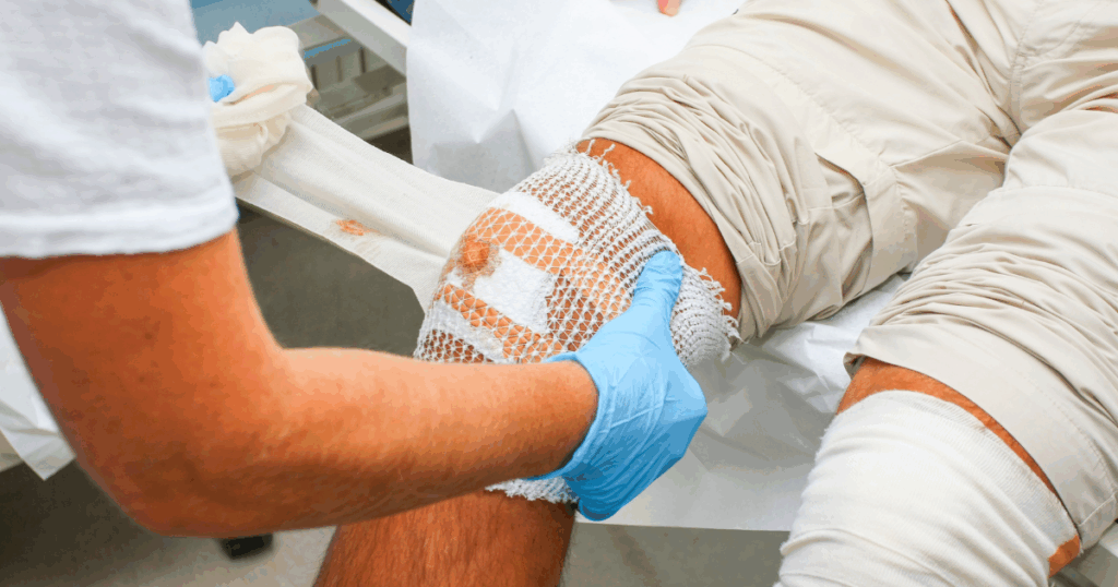 roze huid na korst: wondgenezing