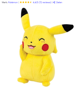 pikachu knuffel nr2